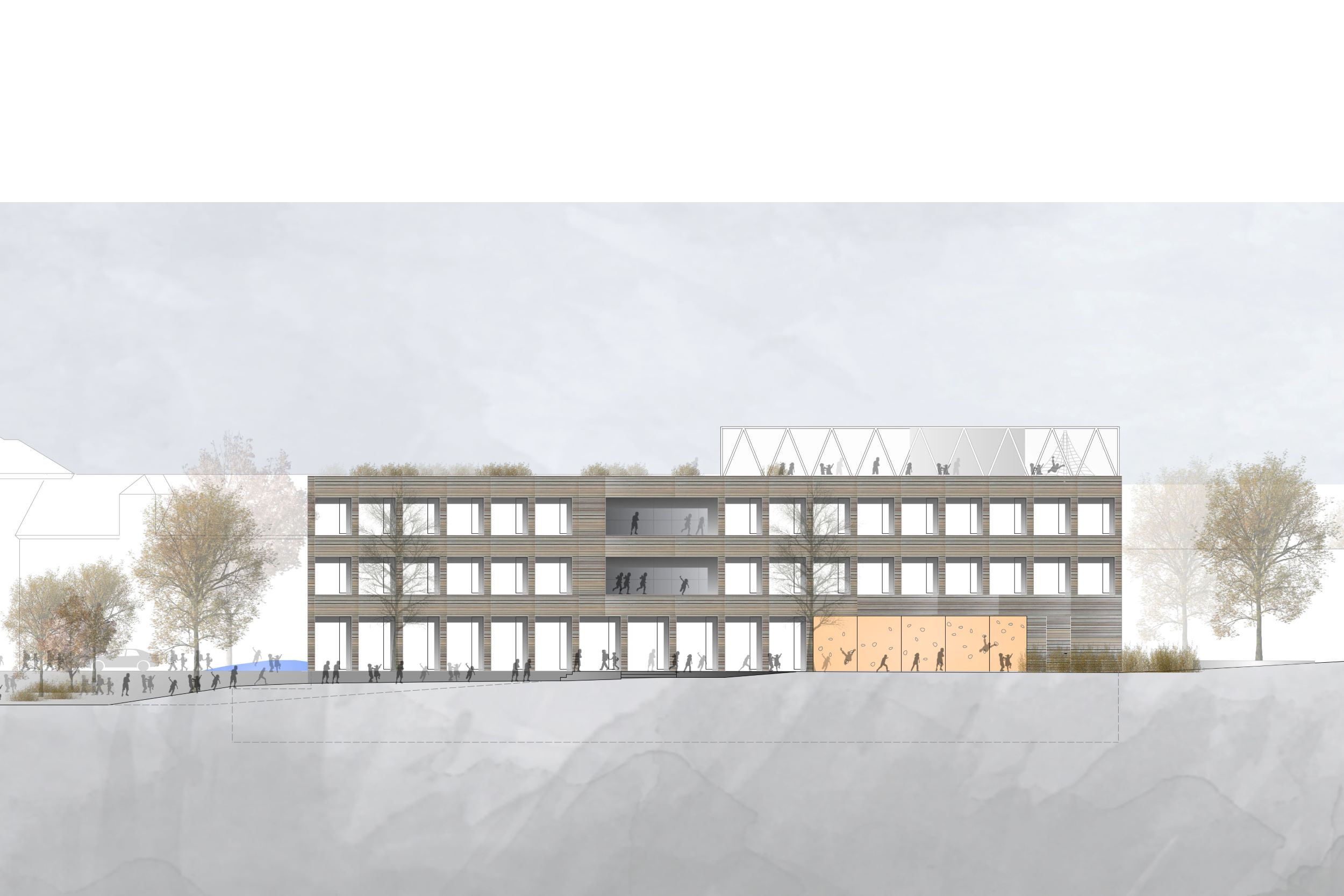 Fahr Architekt Hannover - Volksschule <small>Schruns Österreich</small>